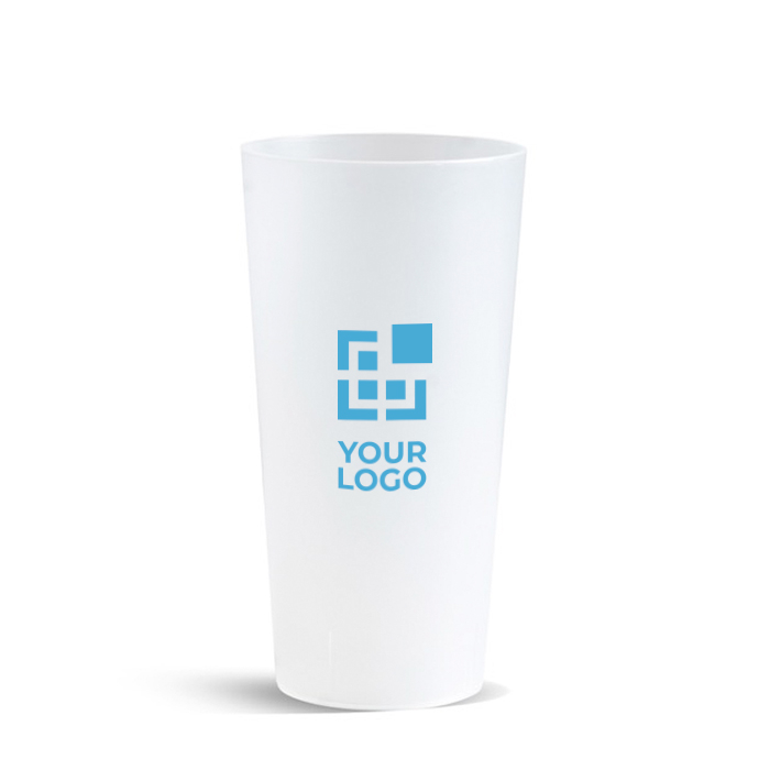 Gobelet réutilisable en plastique pour festivals, 600 ml