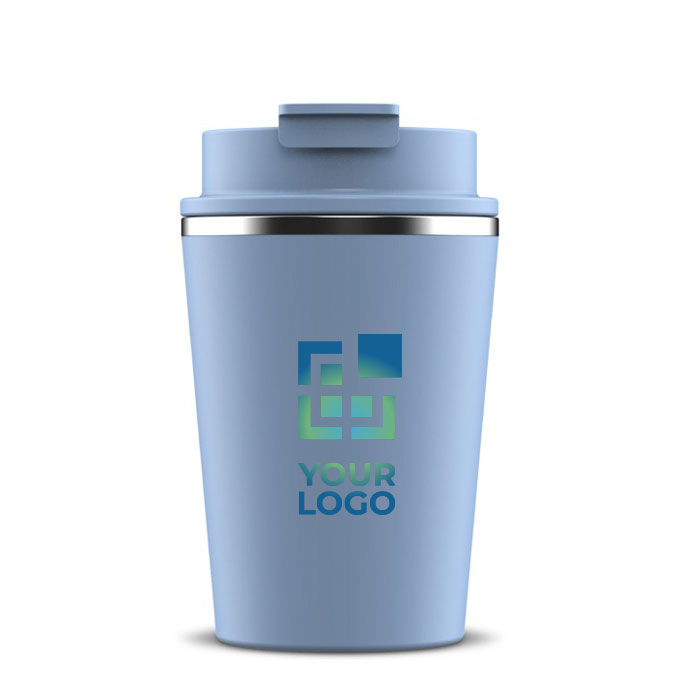 Gobelet à double paroi compatible avec les machines à café 280ml avec zone d'impression