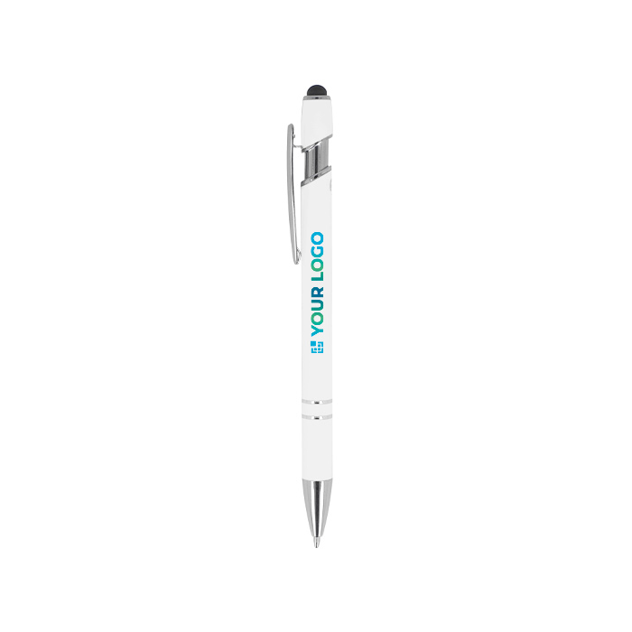 Stylo en aluminium recyclé avec clip robuste et encre noire