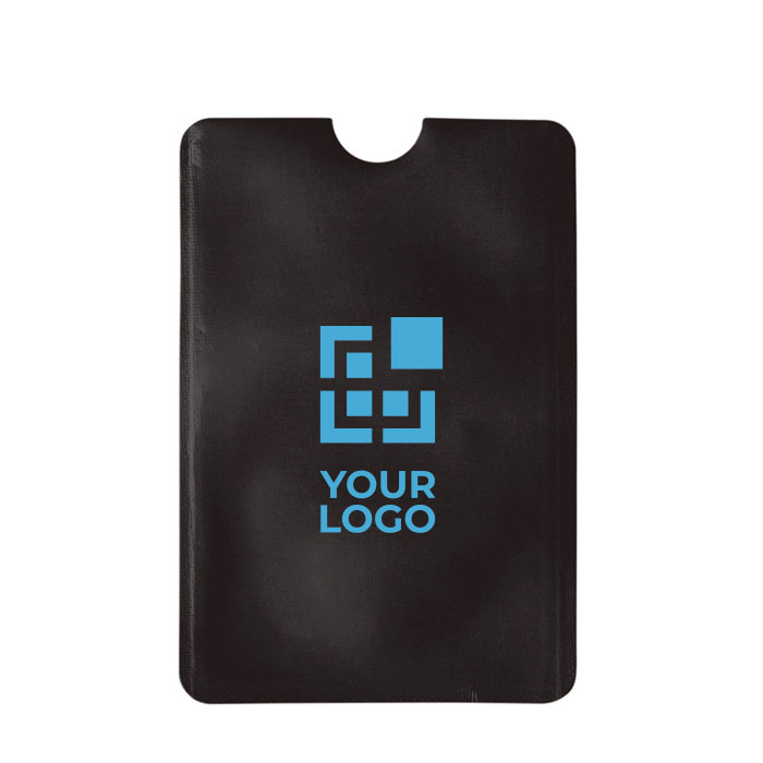 Porte-cartes flexible en plusieurs couleurs avec protection RFID avec zone d'impression