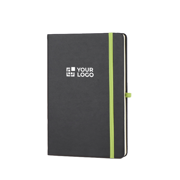 Carnet A5 à couverture rigide en PU, pages lignées