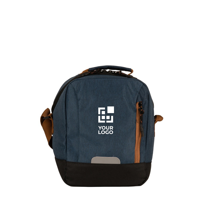 Sac glacière avec bandoulière ajustable et poche avant 8L avec zone d'impression