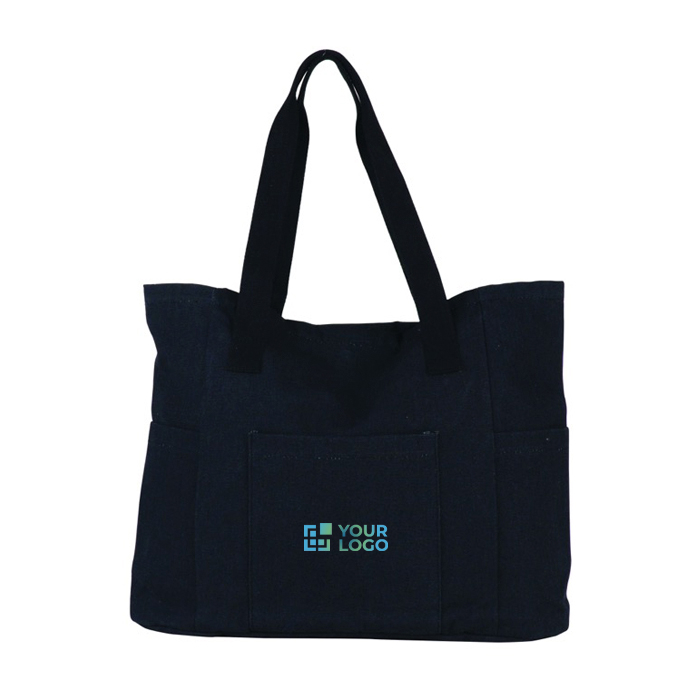 Sac de courses en toile recyclée avec effet lavé 290 g/m2 avec zone d'impression