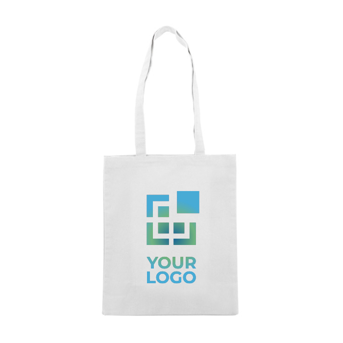 Sac en toile de coton de couleur avec certification OEKO-TEX 280 g/m2 avec zone d'impression