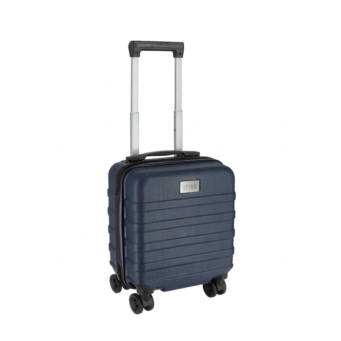 Valise cabine compacte avec support pour téléphone sur la poignée 14''