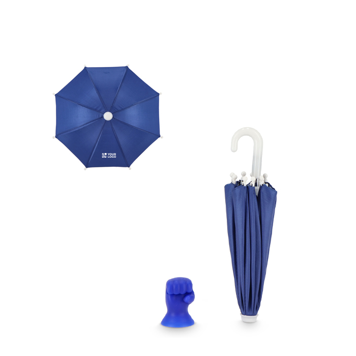 Support téléphone en forme de parapluie avec ventouse et protection