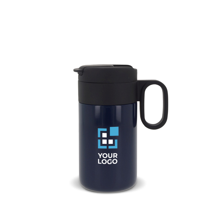 Gobelet en acier inoxydable avec couvercle servant de tasse 250ml avec zone d'impression