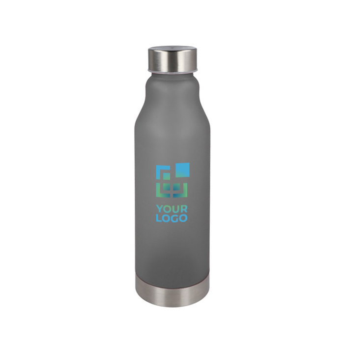 Gourde réutilisable en RPET anti-goutte avec finition givrée 600 ml