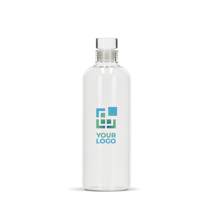 Bouteille en verre borosilicaté avec bouchon flexible en verre 750ml