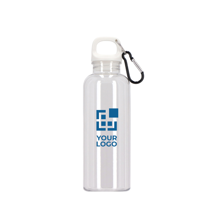 Gourde en plastique aux couleurs vives et transparentes 500 ml