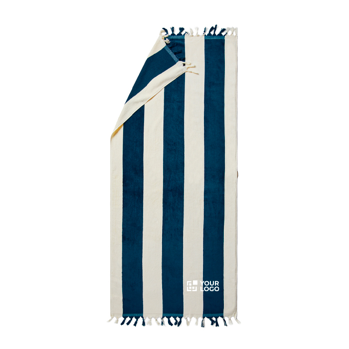 Serviette de plage avec logo