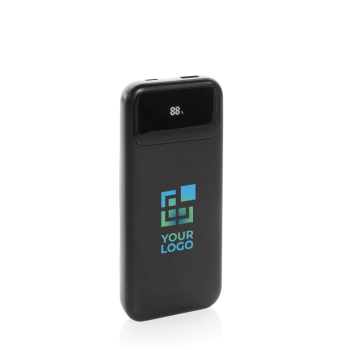 Powerbank avec câbles intégrés et écran digital 10 000 mAh