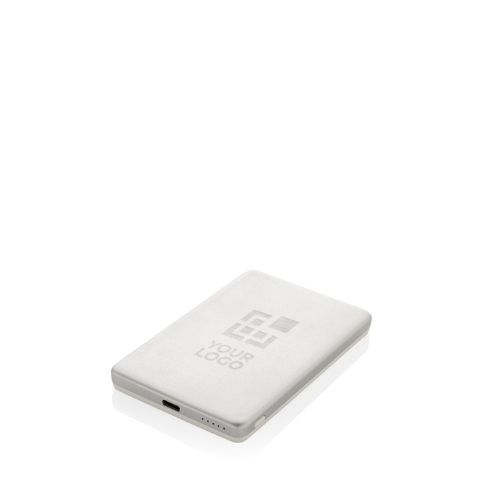 Powerbank avec charge sans fil magnétique et indicateur 5 000 mAh