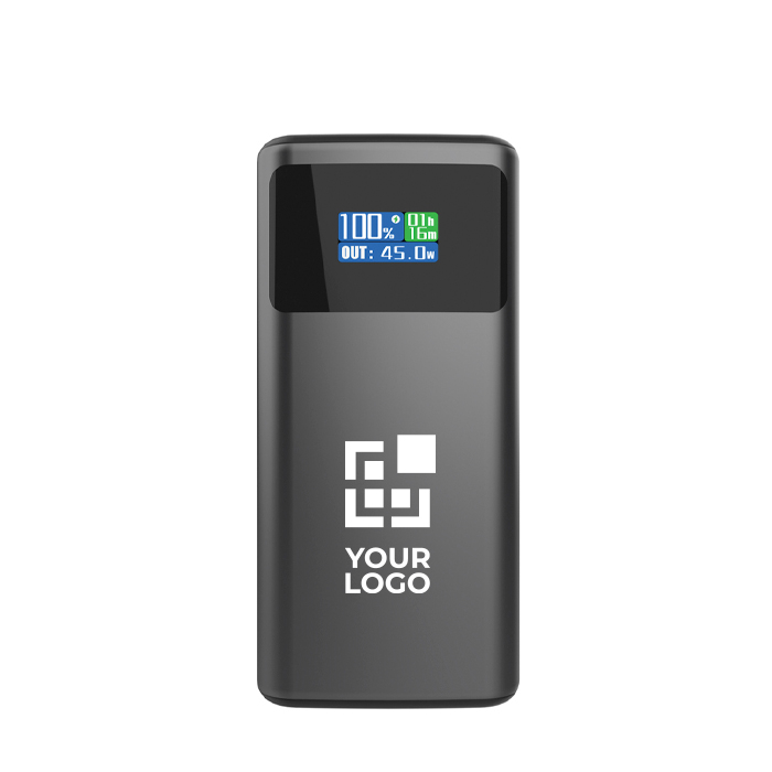 Batterie externe 10 000 mAh 45 W avec câble rétractable et indicateur