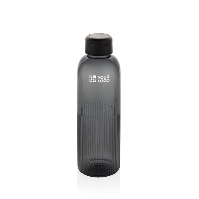 Gourde en RPET au design ondulé avec anse 750 ml