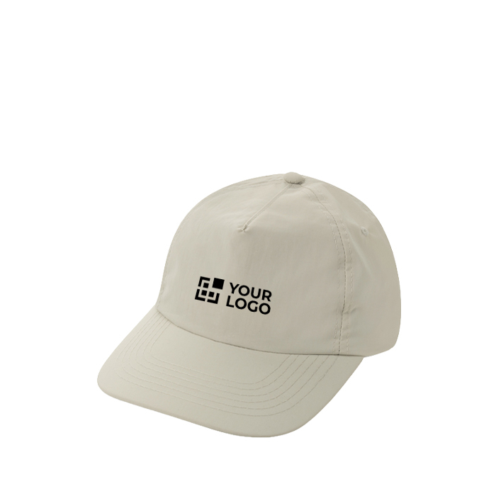 Casquette 5 panneaux en nylon recyclé, légère et respirante