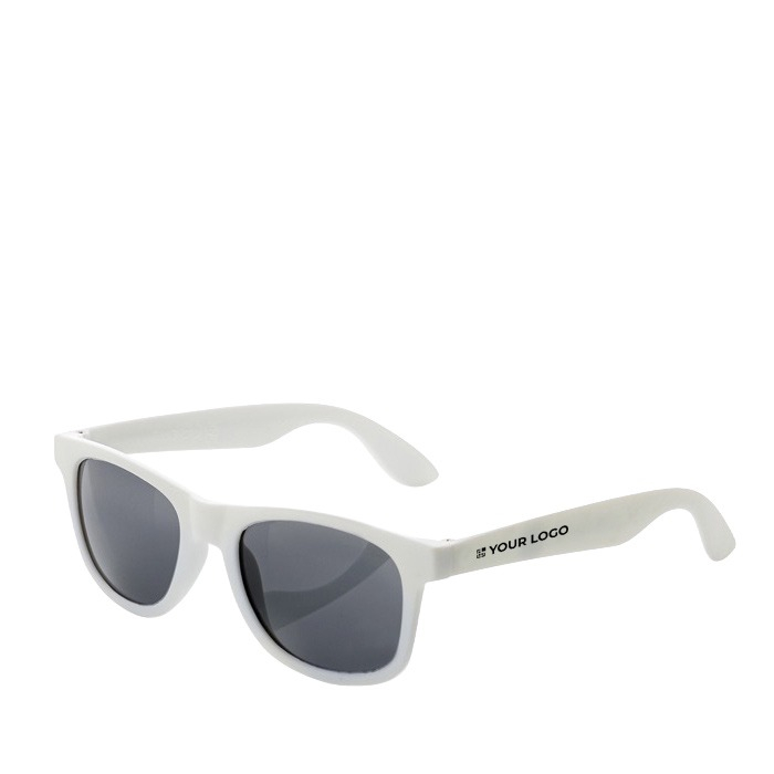 Lunettes de soleil en plastique PP recyclé avec zone d'impression