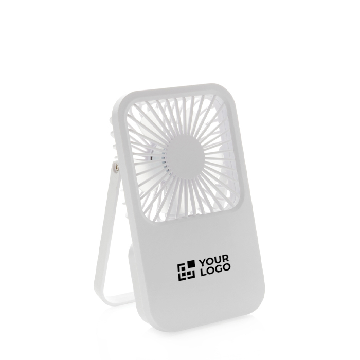 Ventilateur de bureau rechargeable, 3 vitesses, 5 W, 1 200 mAh