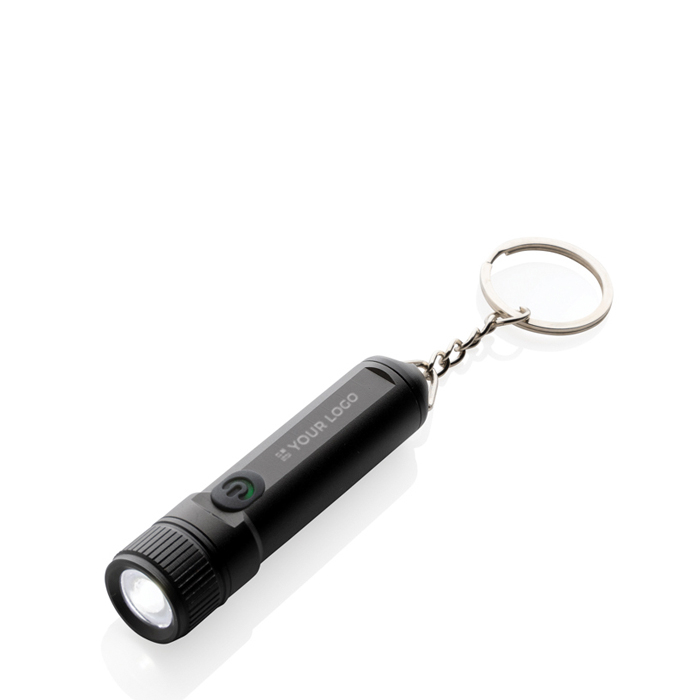 Lampe torche porte-clés rechargeable ultra-brillante avec LED Gearx