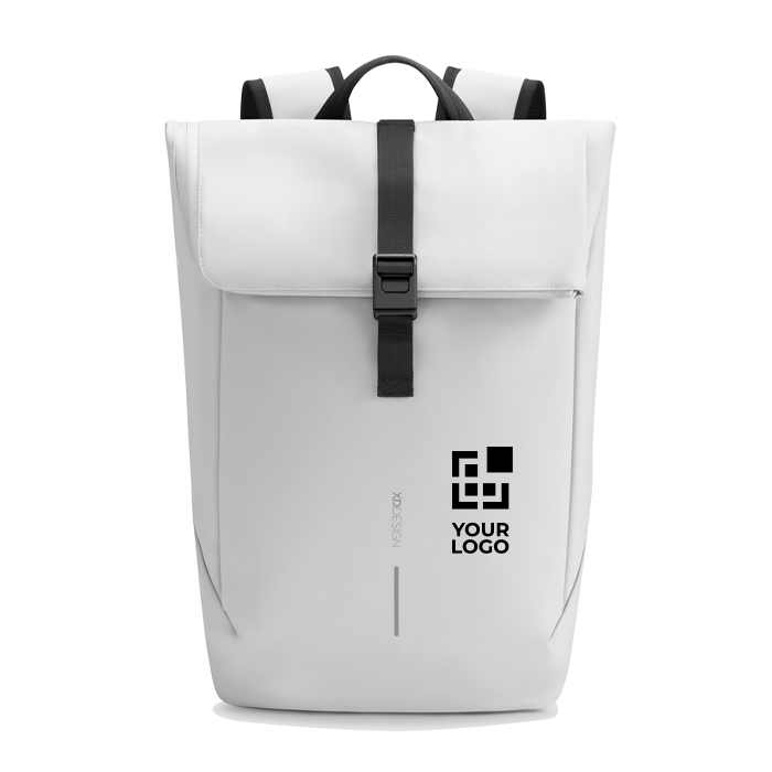 Sac à dos polyvalent en tissu résistant à l'eau avec rabat pour PC 16"