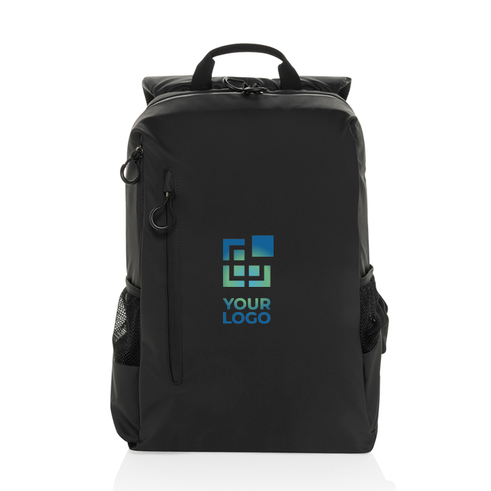 Sac à dos en RPET résistant à l'eau avec poche frontale pour PC 15,6”