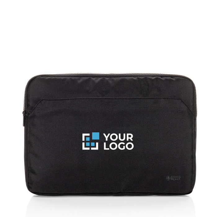 Housse en RPET avec doublure et poche frontale Swiss Peak, PC 15,6”
