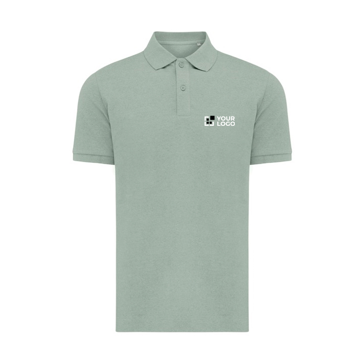 polo publicitaire en coton recyclé 220 g/m2 Iqoniq Yosemite