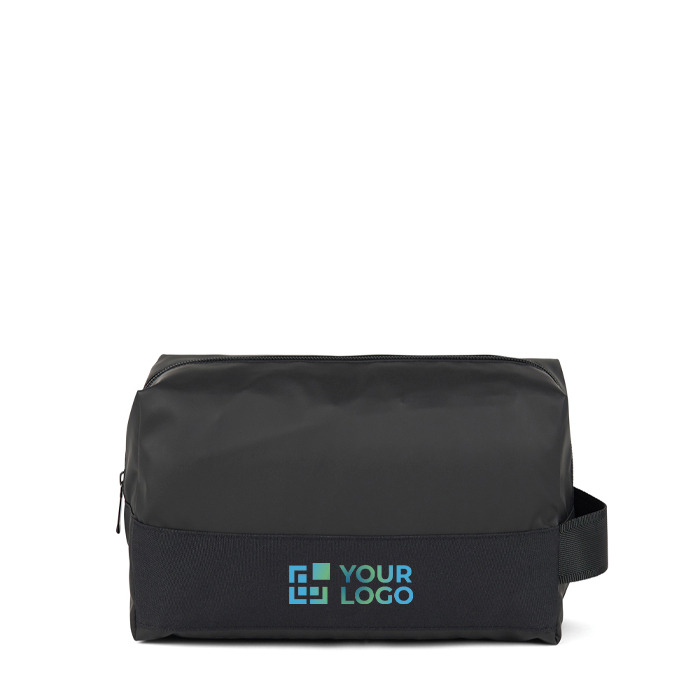 Trousse de toilette en polyester recyclé au design minimaliste