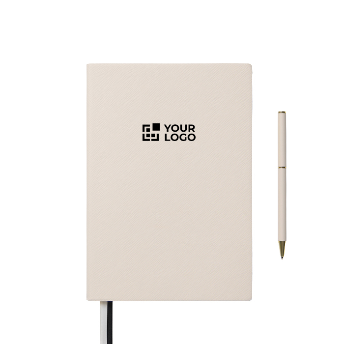 Set carnet et stylo avec coffret cadeau A5, pages lignées