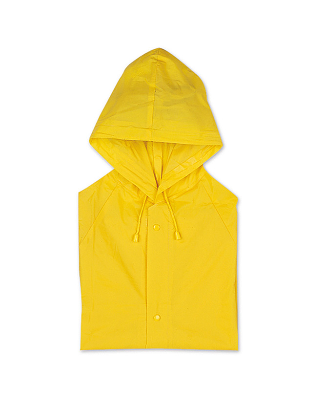 Imperméable personnalisé en plastique couleur noir