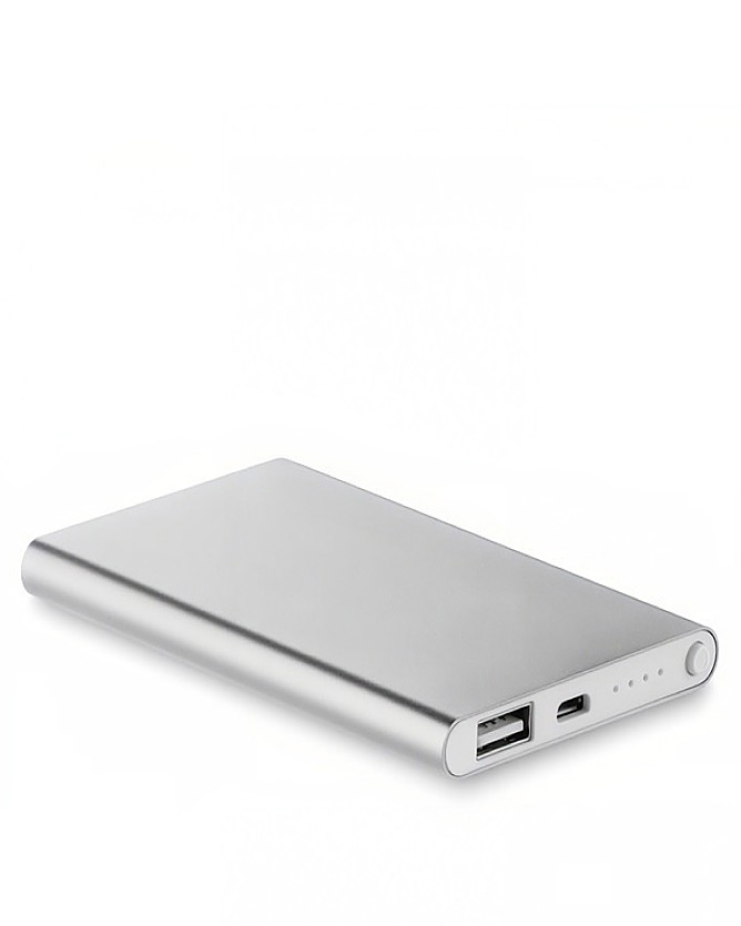 Batterie externe personnalisable 4000 mAh avec zone d'impression