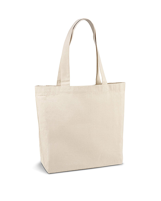 Tote bag personnalisé avec poche intérieure vue avec zone d'impression