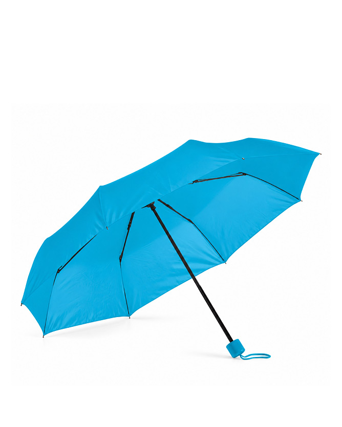 Parapluie publicitaire avec manche combiné couleur noir