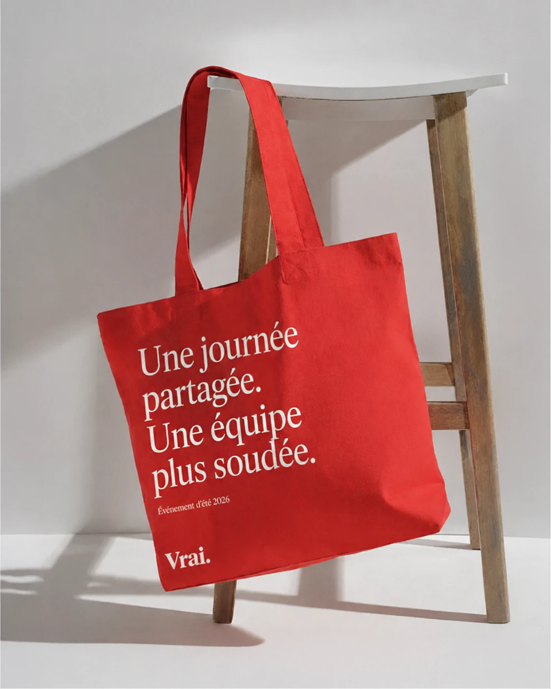 Sac en toile personnalisé pas cher et coloré vue avec zone d'impression
