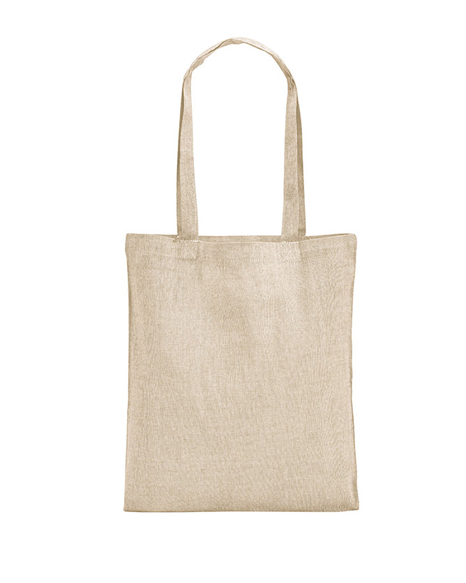 Sac écologique personnalisable recyclé vue avec zone d'impression