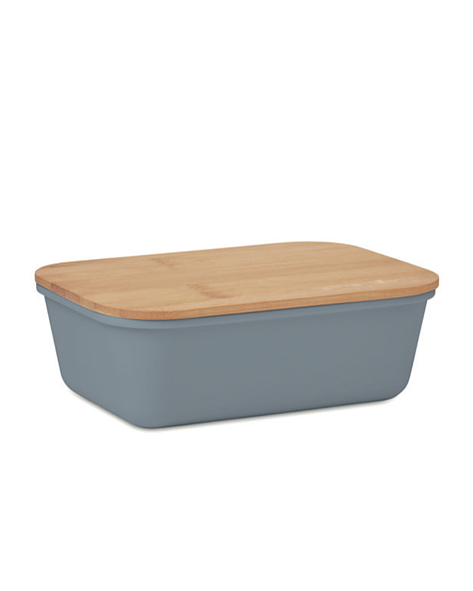 Lunch box imprimée par gravure laser avec zone d'impression