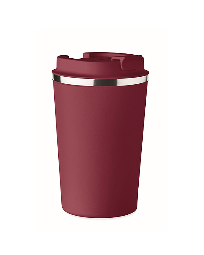 Mug avec isolation chaleur en inox avec zone d'impression