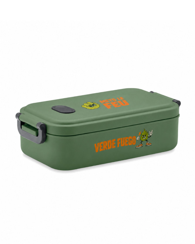 Lunchbox recyclée et hermétique avec zone d'impression