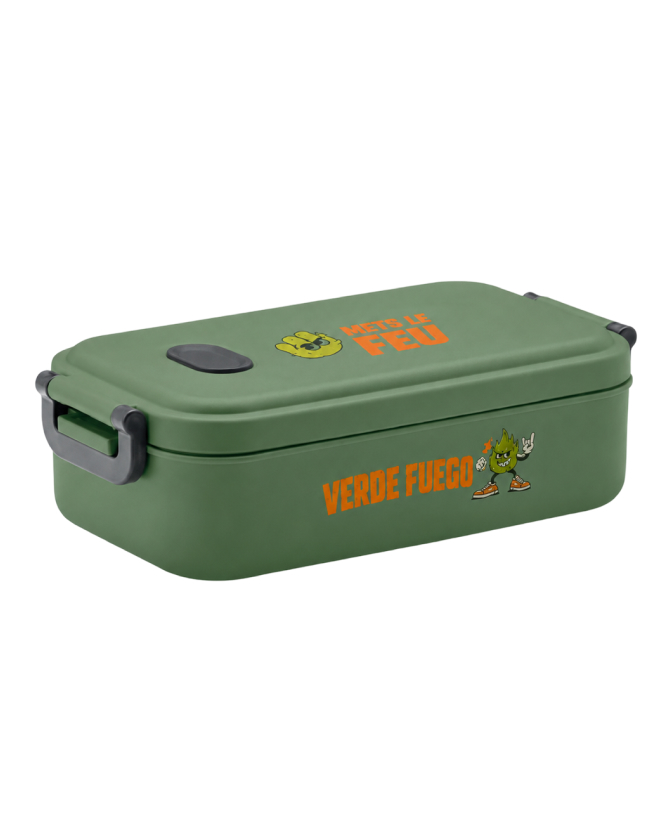 Lunchbox recyclée et hermétique avec zone d'impression