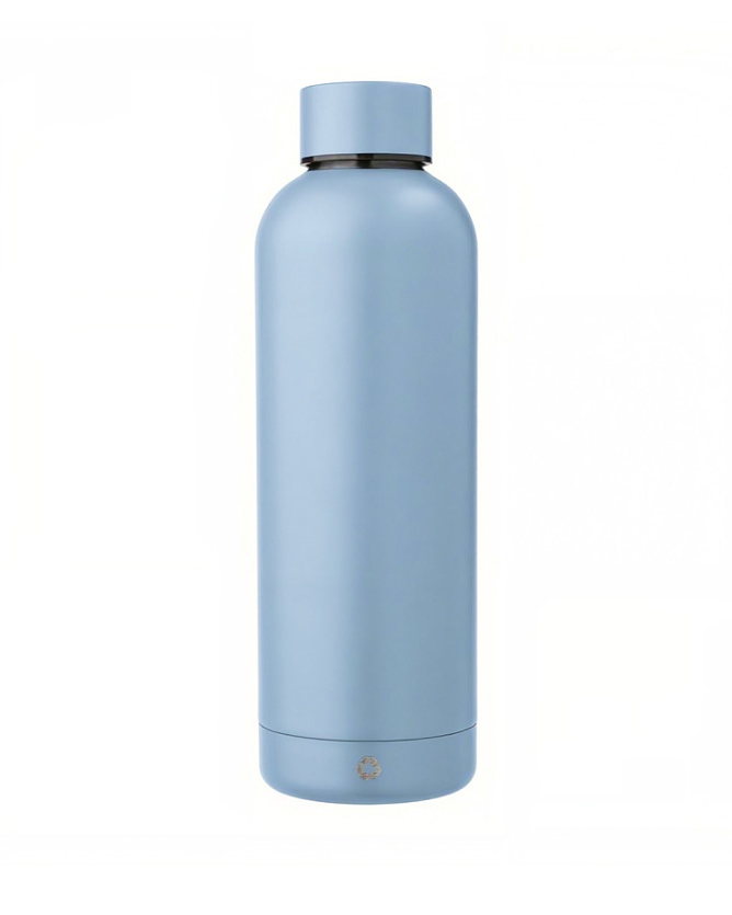 Gourde isotherme en acier recyclé, finition mate 500 ml