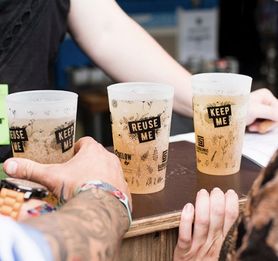 verres avec logo