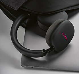 casque premium avec logo