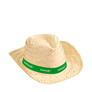 capeau de paille personnalisable