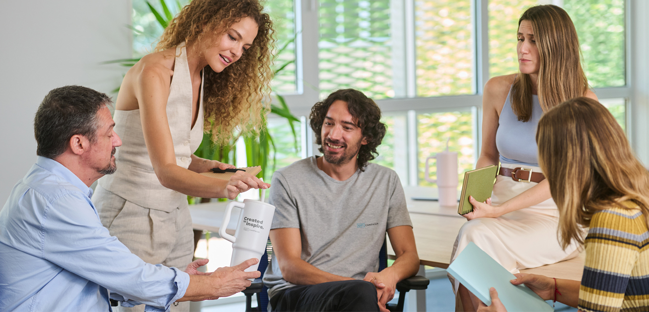 Gift Campaign réunion d'équipe