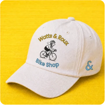 Casquette personnalisée avec logo imprimé