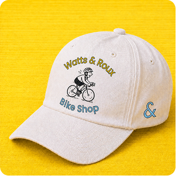 Casquette personnalisée avec logo imprimé