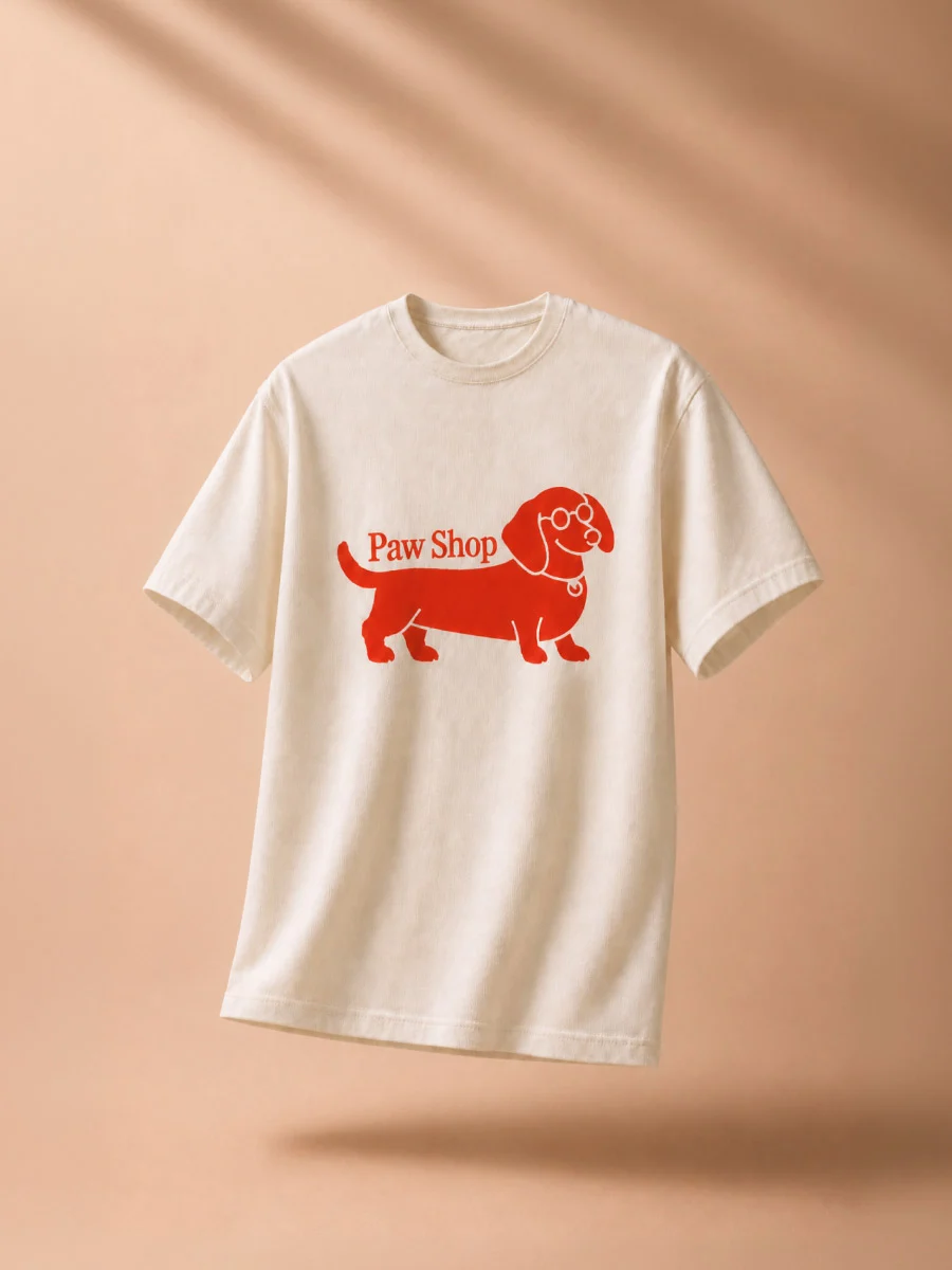 T-shirt publicitaire avec logo imprimé