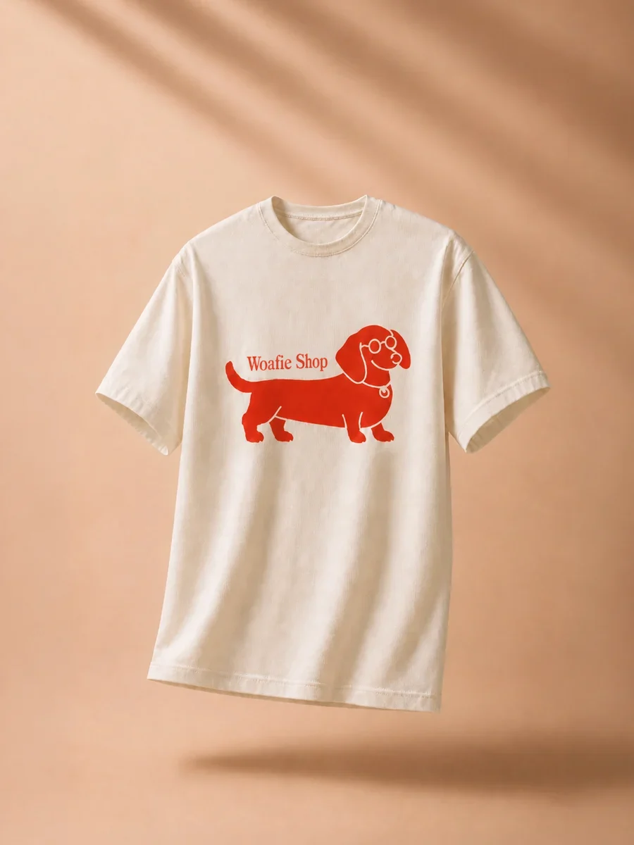 T-shirt publicitaire avec logo imprimé