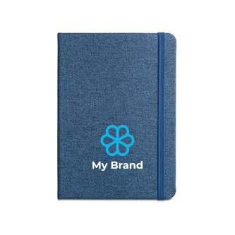 Carnet écologique avec couverture RPET avec zone d'impression