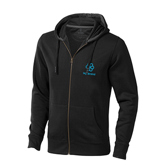 Sweat à capuche avec zip 300 g/m2 couleur bleu roi